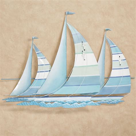 Metal Nautical Wall Art Boats 